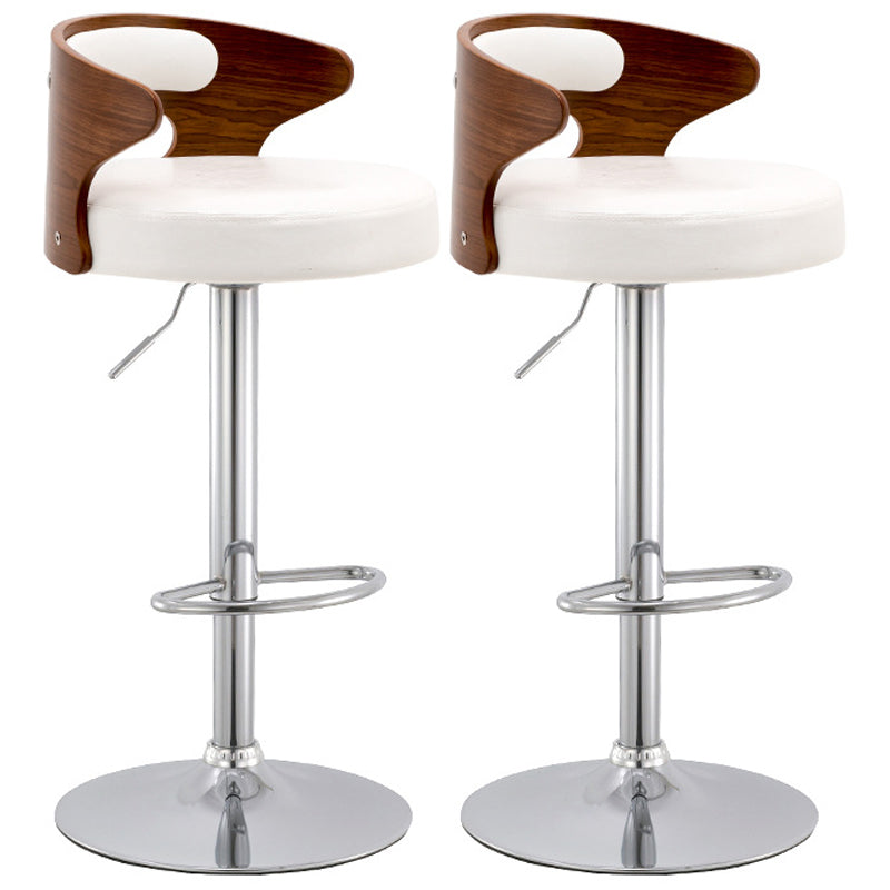 Moderner Metallhocker mit drehbarem und höhenverstellbarem, schlichtem Barhocker für das Wohnzimmer