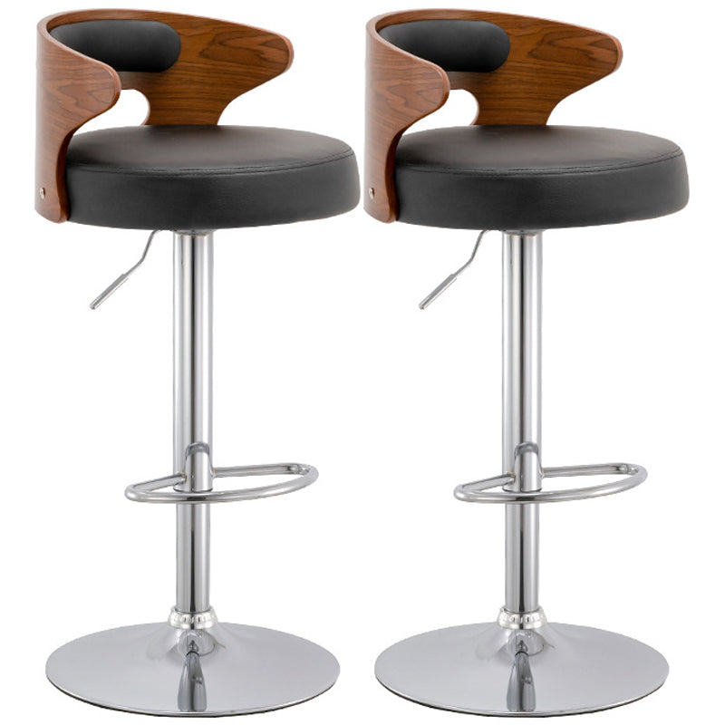 Moderner Metallhocker mit drehbarem und höhenverstellbarem, schlichtem Barhocker für das Wohnzimmer