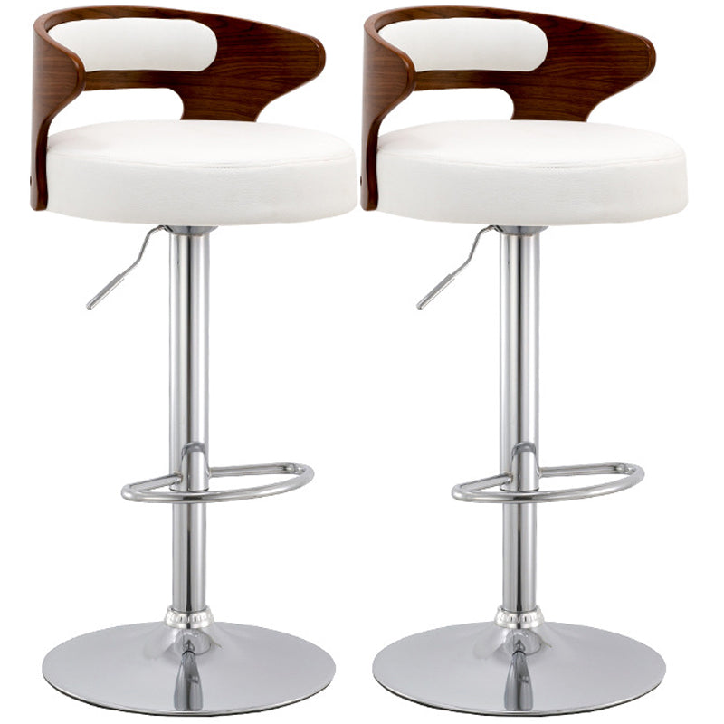 Moderner Metallhocker mit drehbarem und höhenverstellbarem, schlichtem Barhocker für das Wohnzimmer