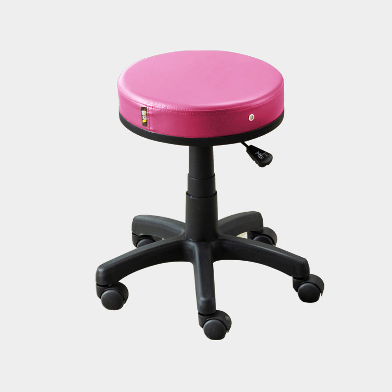 Contemporary Swivel Adjustable Height Bar Stool Indoor Bar Stool with Backless