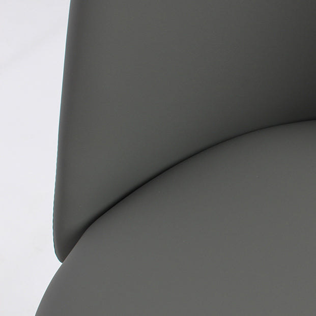Silla sin brazos de comedor de metal Glam, silla lateral de comedor tapizada para uso doméstico
