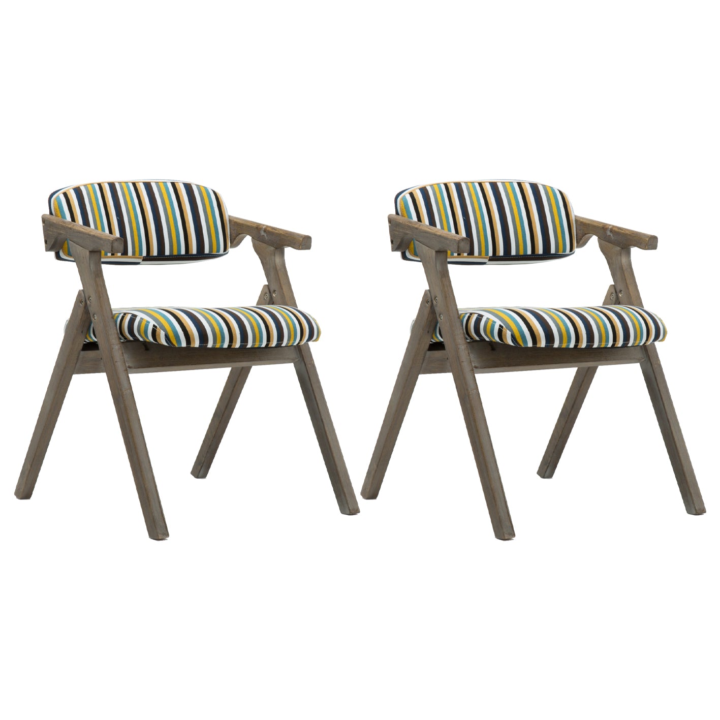 Silla lateral plegable de cuero moderna, silla de comedor con respaldo abierto y acabado mate