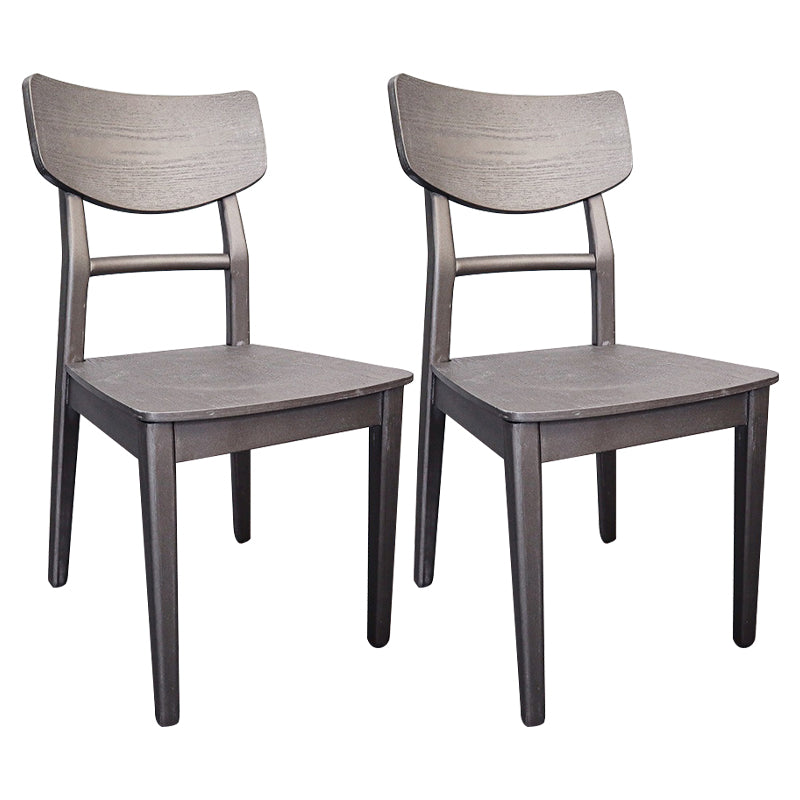 Silla de comedor industrial de madera, escalera, silla lateral trasera para cocina
