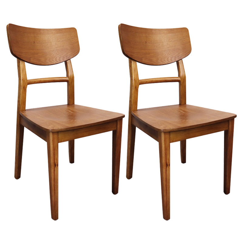 Chaise de salle à manger industrielle en bois, chaise latérale arrière avec échelle pour cuisine