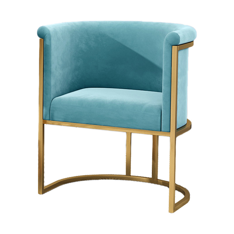 Le dossier solide sans bras de style scandinave préside la chaise latérale tapissée de luxe