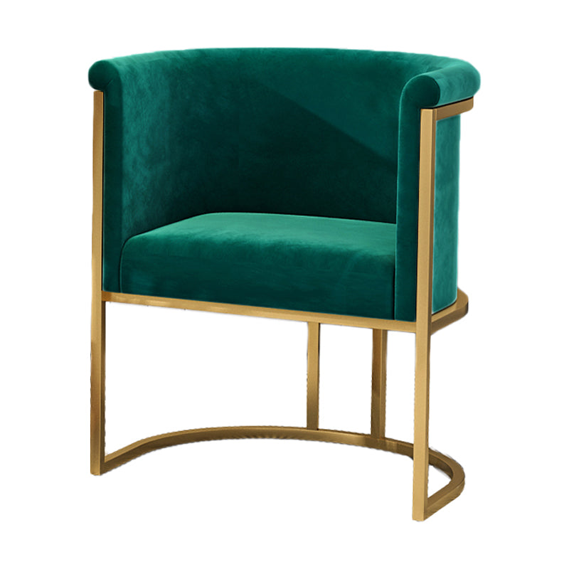 Le dossier solide sans bras de style scandinave préside la chaise latérale tapissée de luxe
