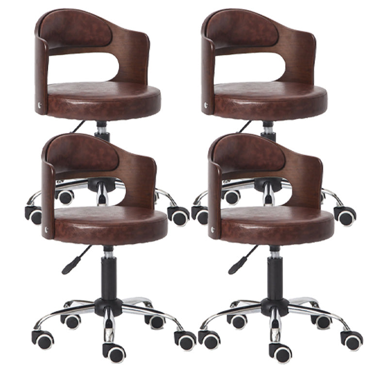 Modern Rotatable Adjustable Counter Stool Steel Bar Stool with Cushion