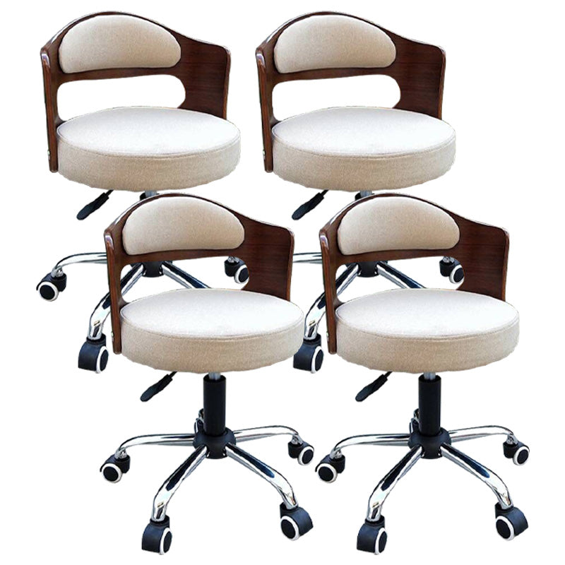 Modern Rotatable Adjustable Counter Stool Steel Bar Stool with Cushion