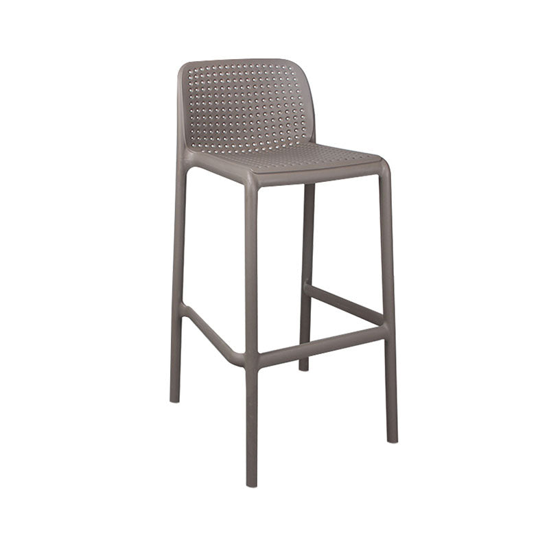 Scandinavia Style Bar-stool Square Seat PP Legs for Kitchen Bar