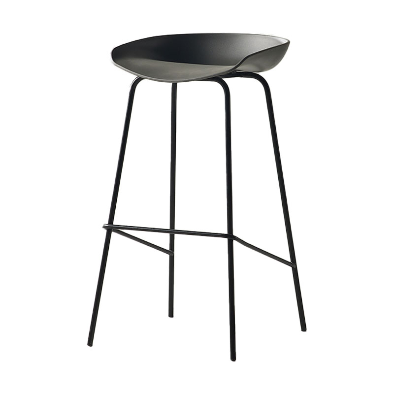 Taburete de bar de estilo industrial Asiento de cubo de hierro para barras de restaurantes