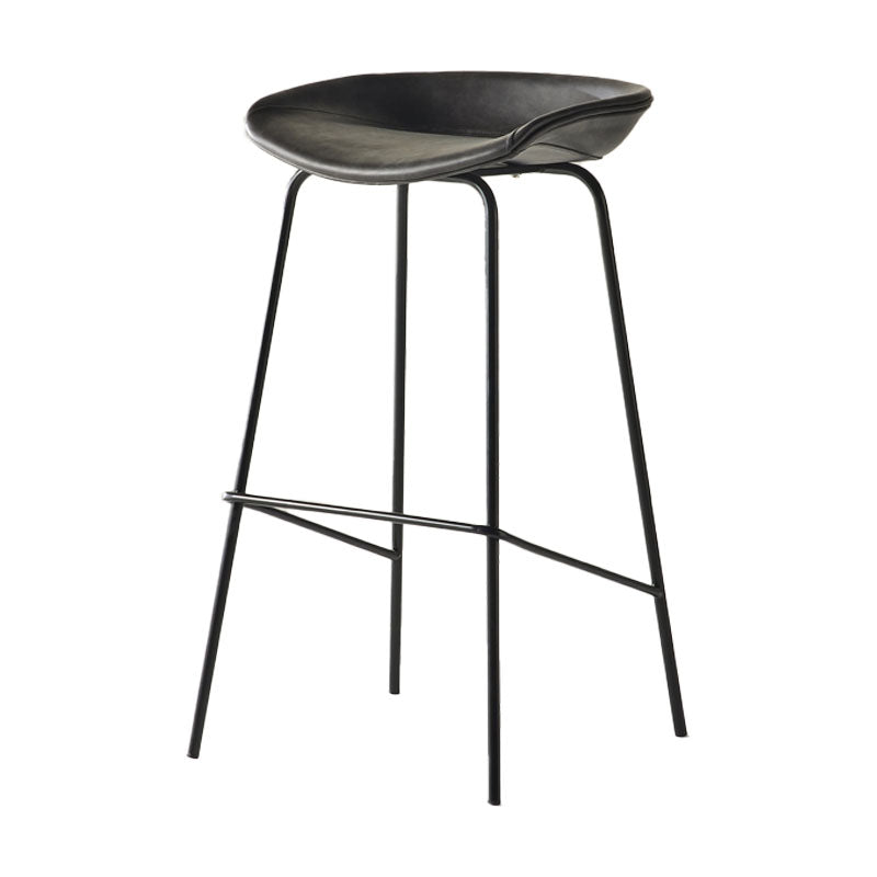 Taburete de bar de estilo industrial Asiento de cubo de hierro para barras de restaurantes