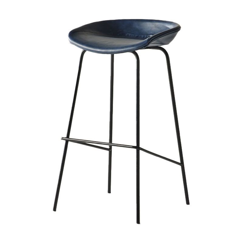 Taburete de bar de estilo industrial Asiento de cubo de hierro para barras de restaurantes