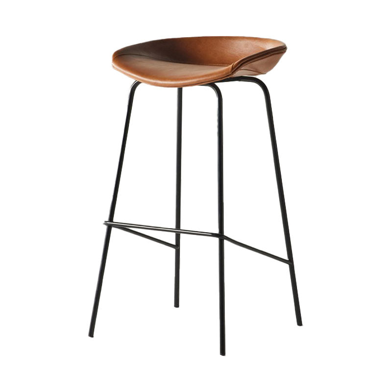 Taburete de bar de estilo industrial Asiento de cubo de hierro para barras de restaurantes