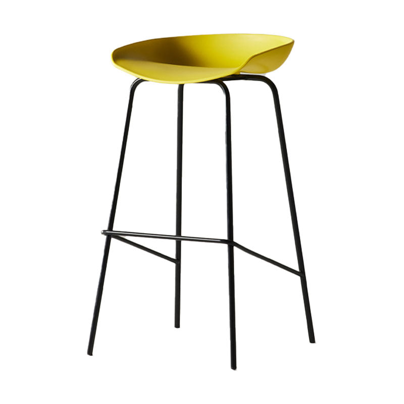 Taburete de bar de estilo industrial Asiento de cubo de hierro para barras de restaurantes