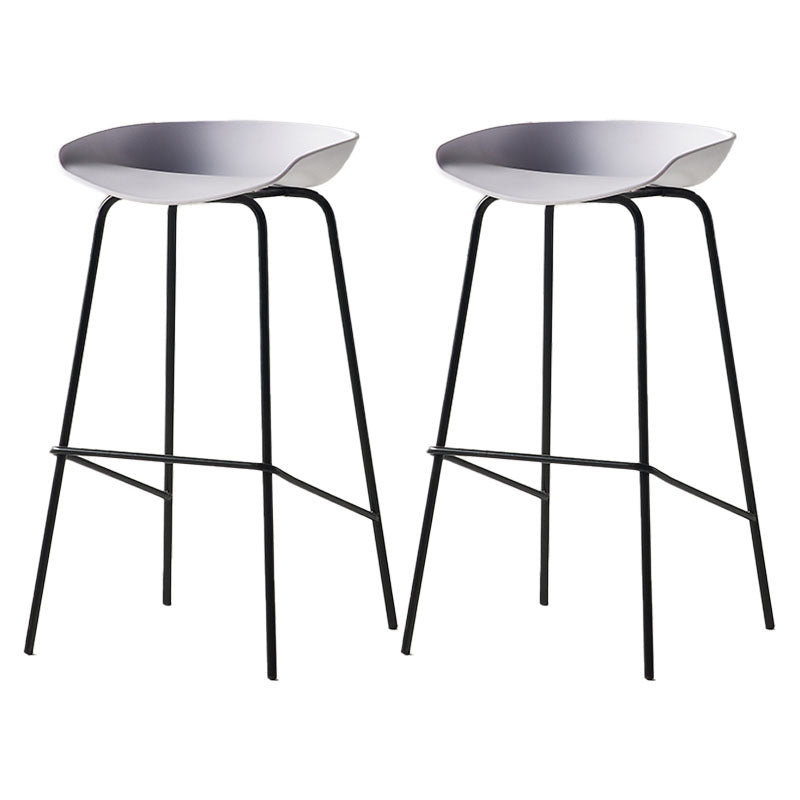 Taburete de bar de estilo industrial Asiento de cubo de hierro para barras de restaurantes