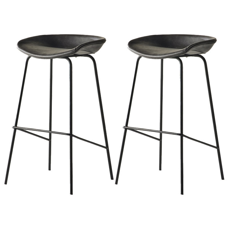 Taburete de bar de estilo industrial Asiento de cubo de hierro para barras de restaurantes