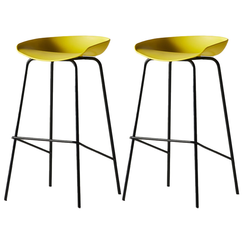 Taburete de bar de estilo industrial Asiento de cubo de hierro para barras de restaurantes
