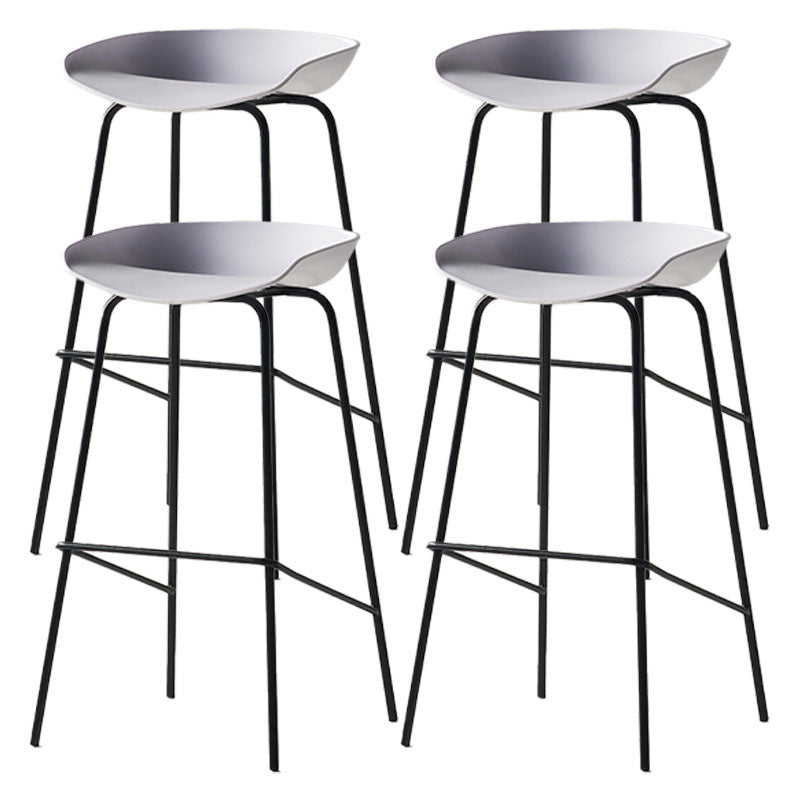 Taburete de bar de estilo industrial Asiento de cubo de hierro para barras de restaurantes