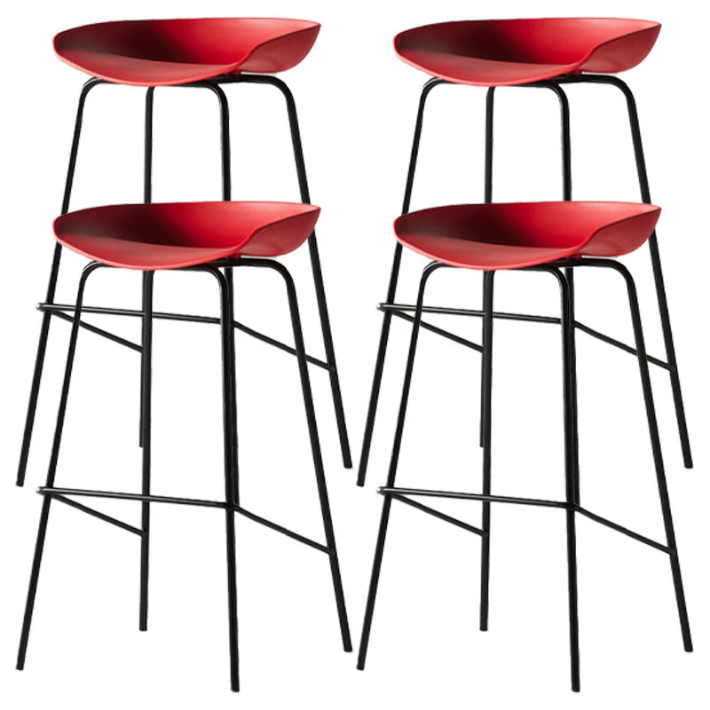 Taburete de bar de estilo industrial Asiento de cubo de hierro para barras de restaurantes