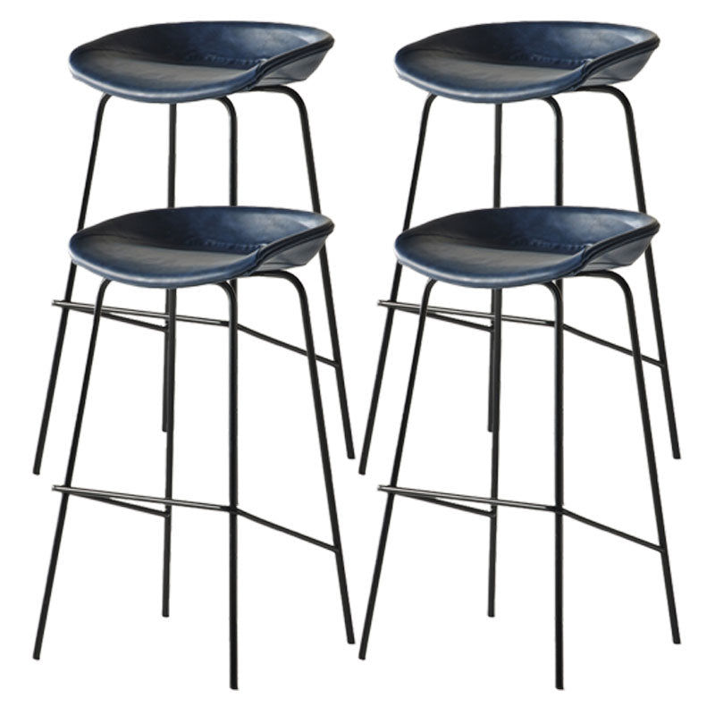 Taburete de bar de estilo industrial Asiento de cubo de hierro para barras de restaurantes