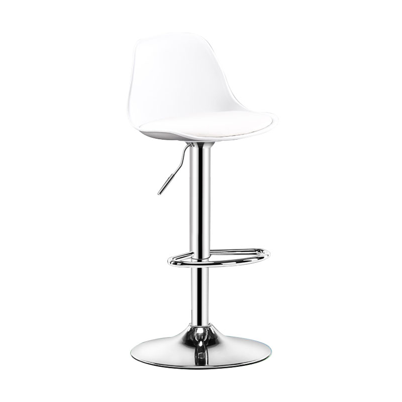Taburete de bar de estilo industrial, asiento cubo con patas de metal para barra de mostrador