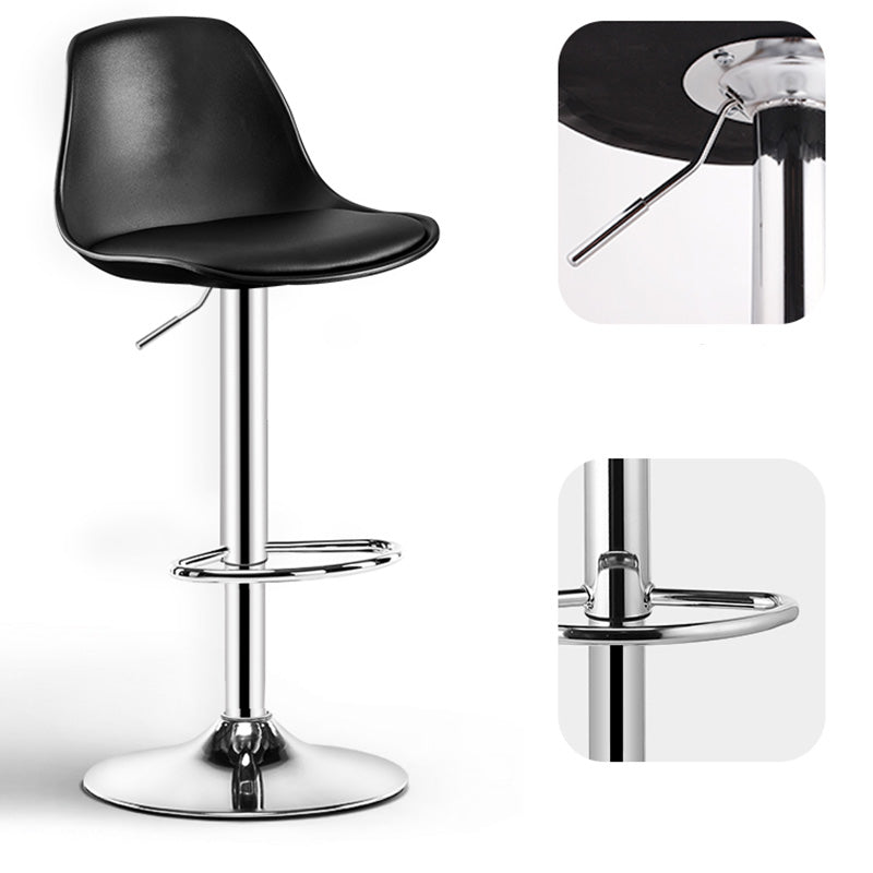Taburete de bar de estilo industrial, asiento cubo con patas de metal para barra de mostrador