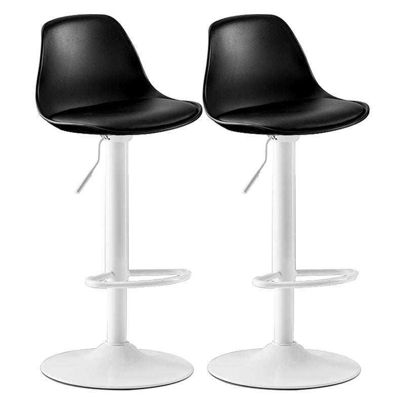 Taburete de bar de estilo industrial, asiento cubo con patas de metal para barra de mostrador