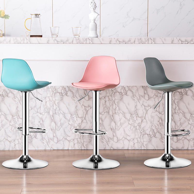 Taburete de bar de estilo industrial, asiento cubo con patas de metal para barra de mostrador