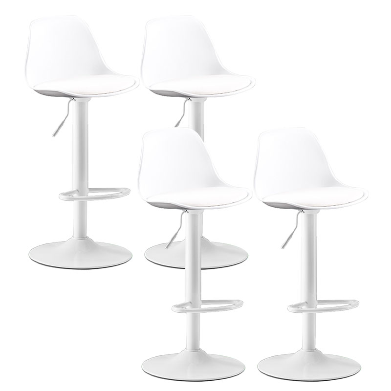 Taburete de bar de estilo industrial, asiento cubo con patas de metal para barra de mostrador