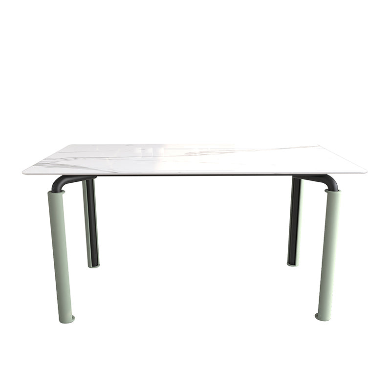 Scandinavian Style 1/2/5/7 Rectangle Dining Room Table Set for Home Use