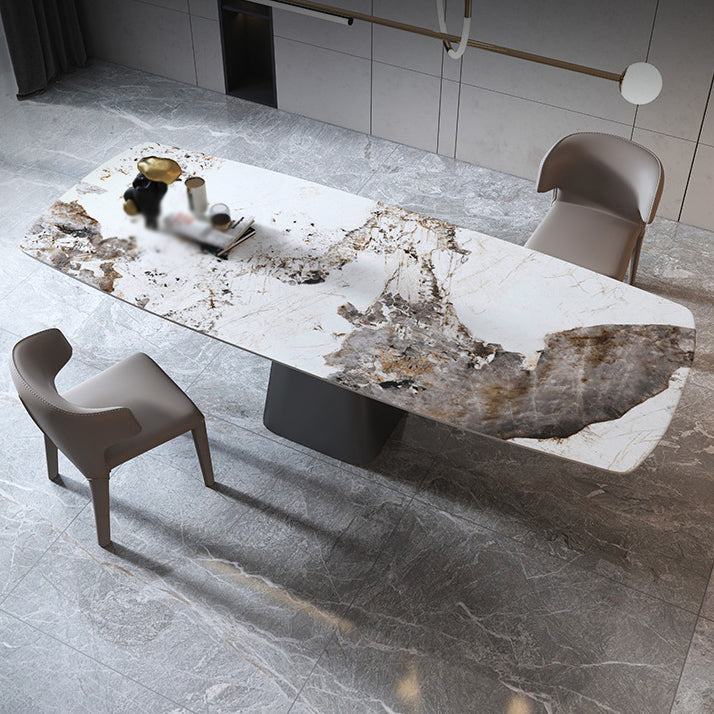 1/3/4/7 Pieces Modern Dinette Set Sintered Stone Dining Table Set for Kitchen