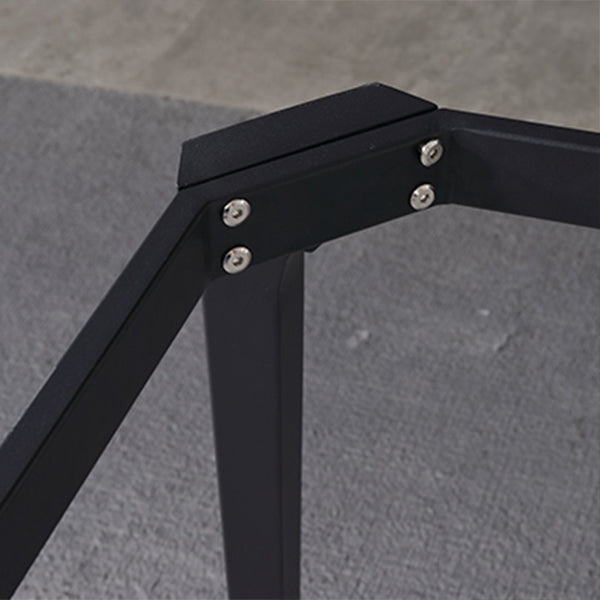 Rectangle 4 Legs Industrial Table Sintered Stone Fixed Table for Kitchen