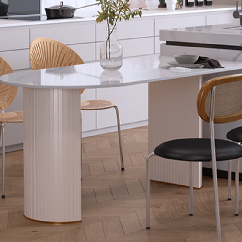 Sintered Stone Esstisch Luxus Doppelpodestisch für Esszimmer