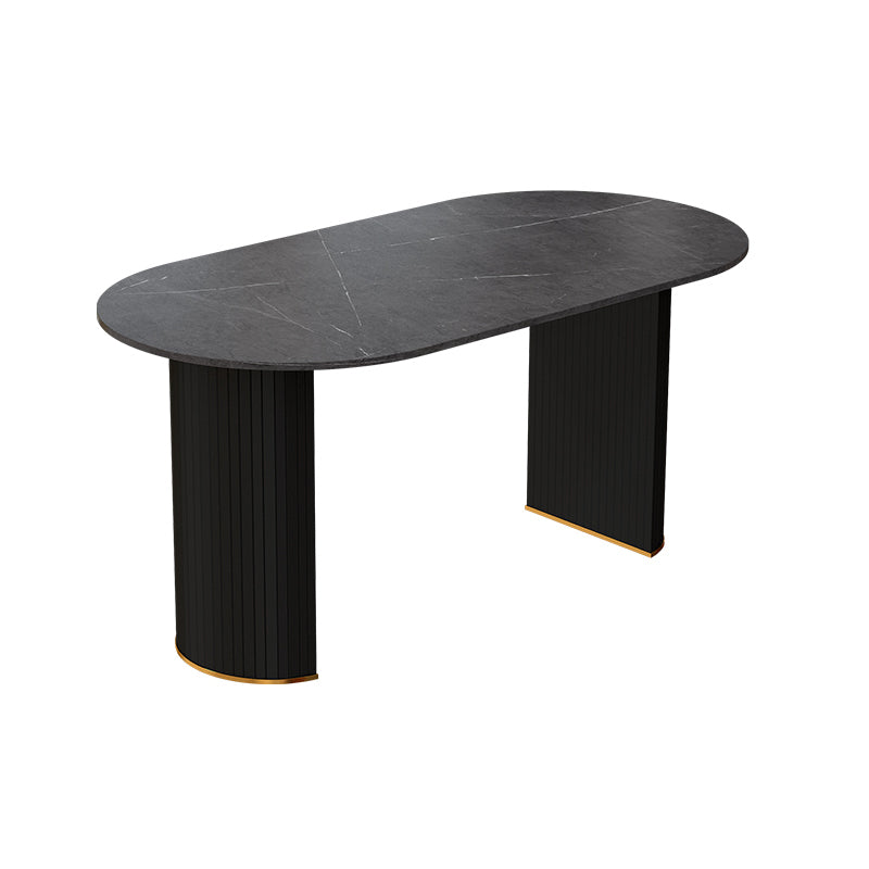 Sintered Stone Esstisch Luxus Doppelpodestisch für Esszimmer