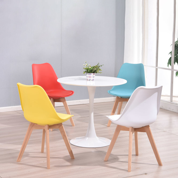 Modern Round Dinette Table Tulip Base Dining Table for Restaurant