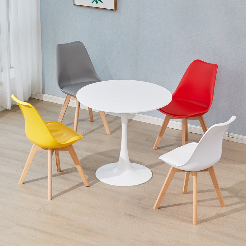 Modern Round Dinette Table Tulip Base Dining Table for Restaurant