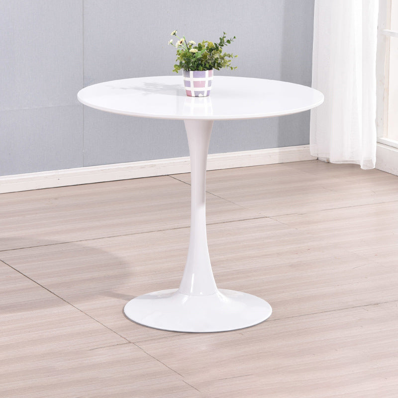 Modern Round Dinette Table Tulip Base Dining Table for Restaurant