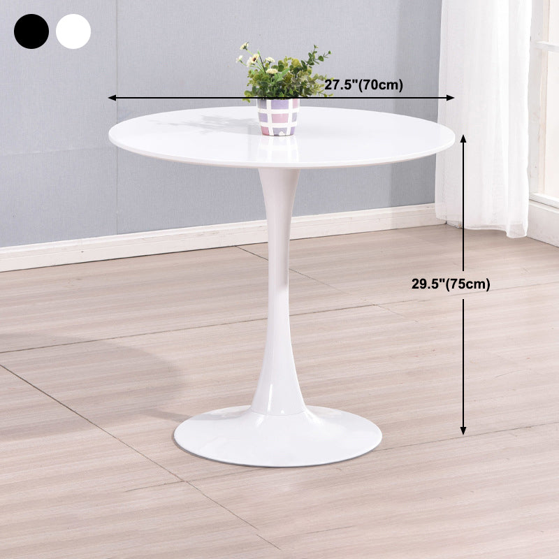 Modern Round Dinette Table Tulip Base Dining Table for Restaurant
