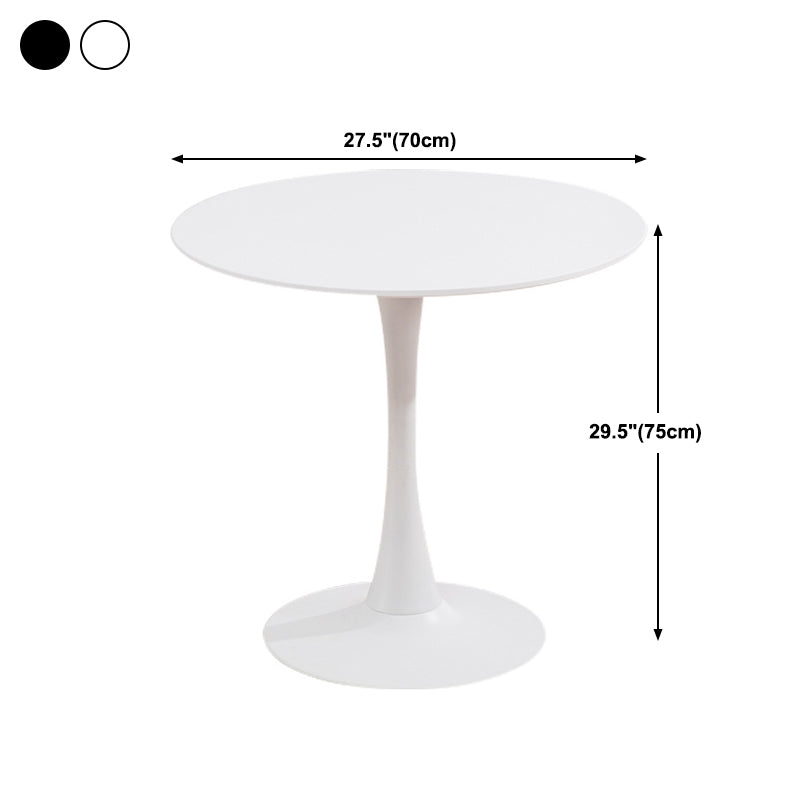 Modern Round Dinette Table Tulip Base Dining Table for Restaurant