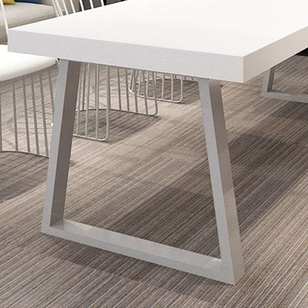 Industrial Style Pine Solid Wood Dining Table Sled Base Dining Room Collection