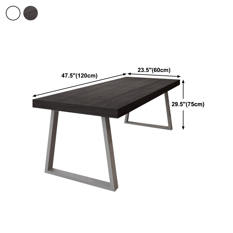 Industrial Style Pine Solid Wood Dining Table Sled Base Dining Room Collection