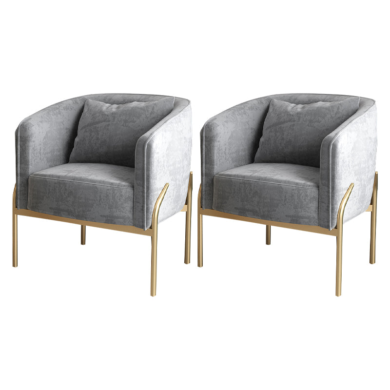 Silla de comedor tapizada sin brazos del metal de Glam que cena la silla lateral para el uso del restaurante