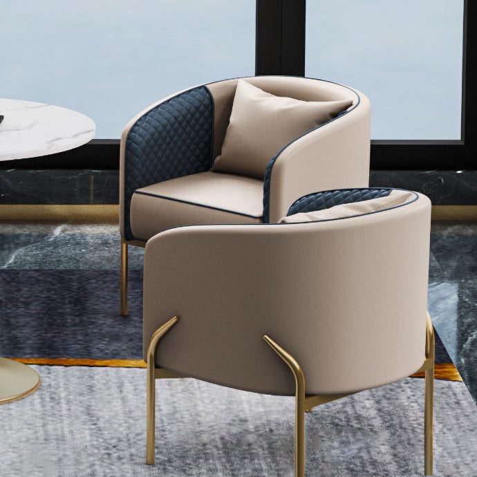 Silla de comedor tapizada sin brazos del metal de Glam que cena la silla lateral para el uso del restaurante