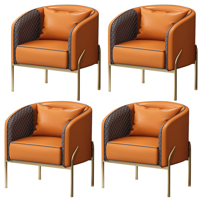Silla de comedor tapizada sin brazos del metal de Glam que cena la silla lateral para el uso del restaurante