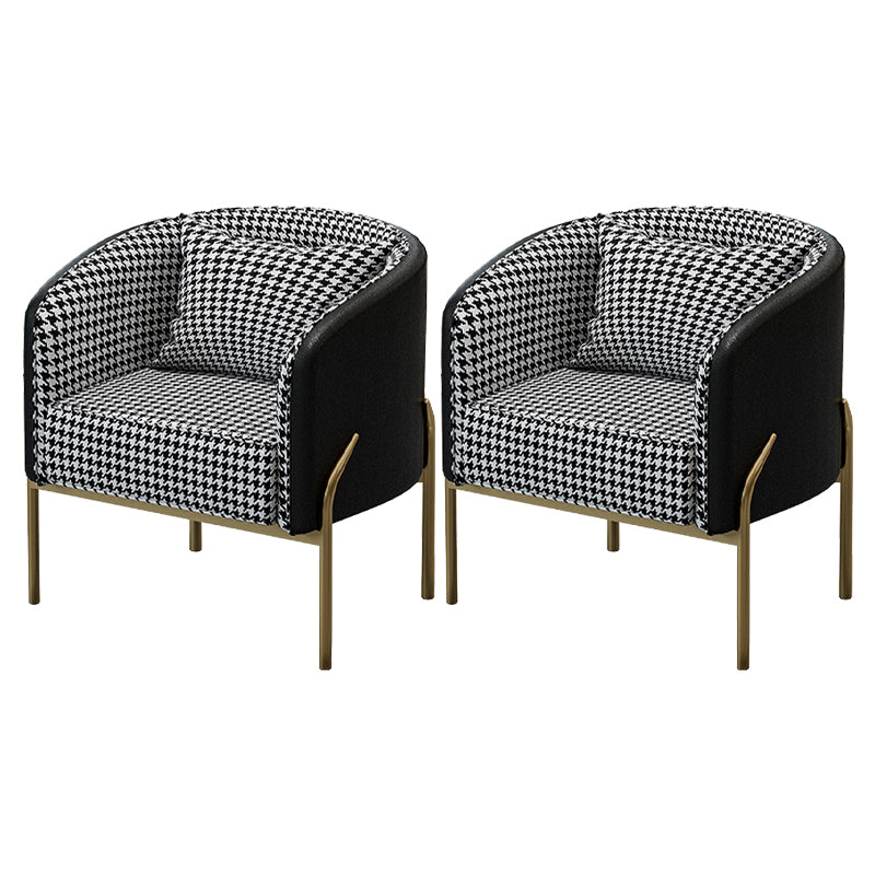 Silla de comedor tapizada sin brazos del metal de Glam que cena la silla lateral para el uso del restaurante