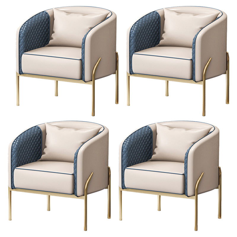Silla de comedor tapizada sin brazos del metal de Glam que cena la silla lateral para el uso del restaurante