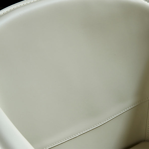 Silla de comedor de metal moderno, silla de comedor de cuero para uso en restaurantes
