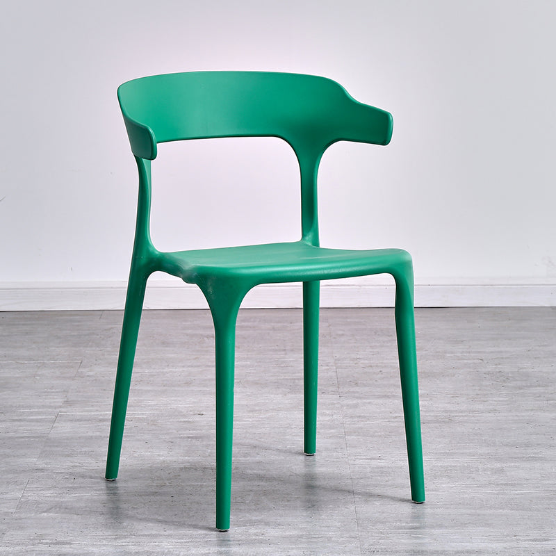 Silla de cocina contemporánea que cena la silla lateral sin brazos con las piernas plásticas