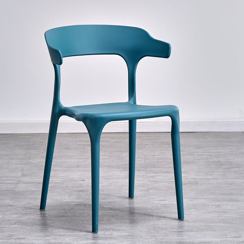 Silla de cocina contemporánea que cena la silla lateral sin brazos con las piernas plásticas