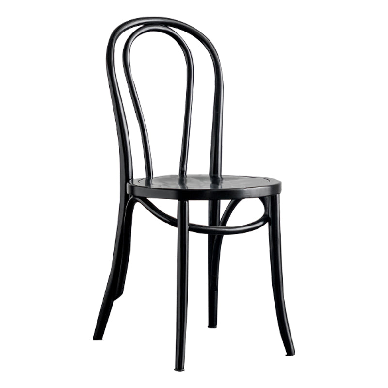 Chaises de cuisine contemporaines dinant les chaises latérales sans bras arrière en bois de Windsor